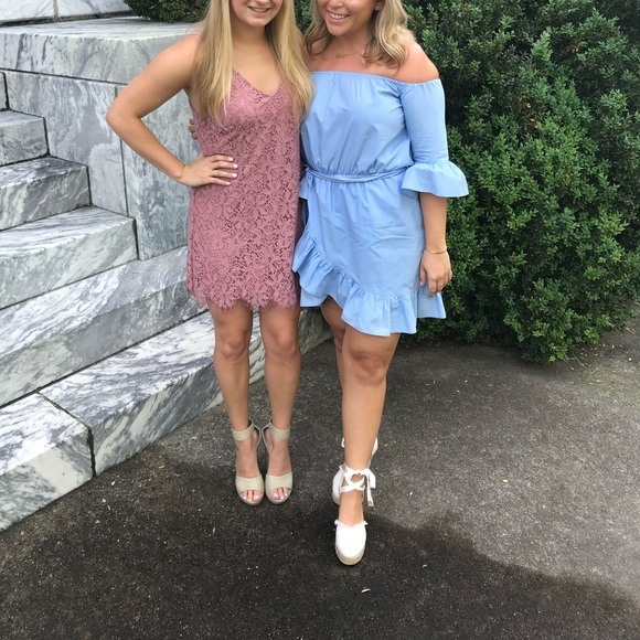 Lovers and Friends Cora Dress in Baby Blue Size M - Picture 2 of 2